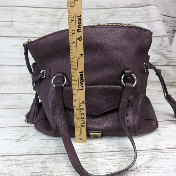 Dooney And Bourke Florentine Deep Purple Large Shoulder Bag - Picture 5 of 11